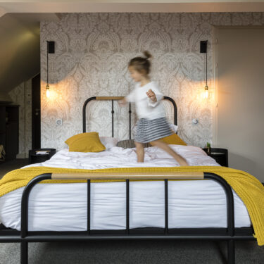 Reportage photo hôtel Le Général d'Elbée à Noirmoutier chambre vue d'ensemble