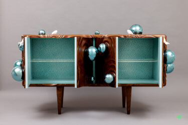 photo commode bois mobilier d'art geoffroy nicolet nantes