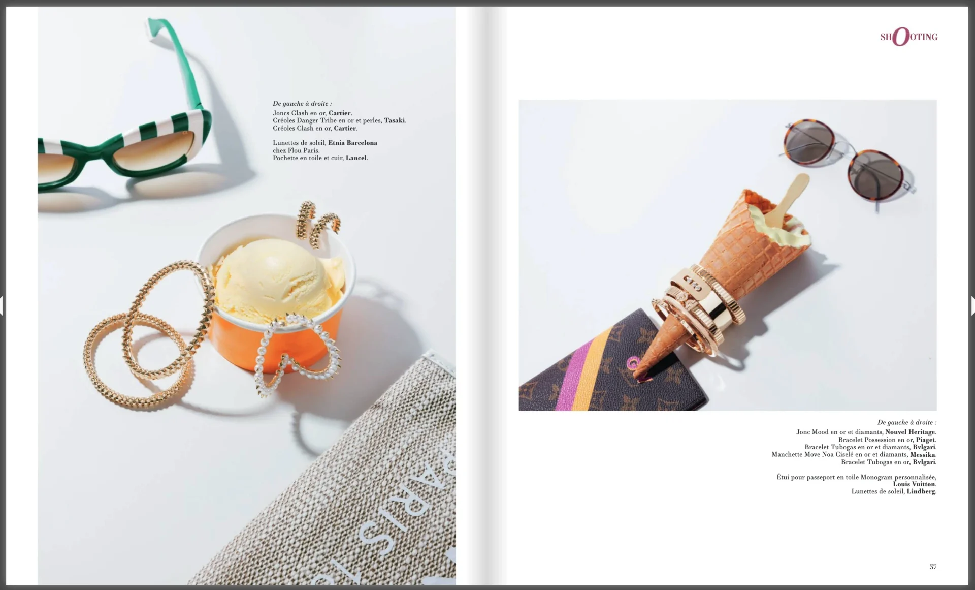 Shooting joaillerie L O2 Magazine juin 2025
