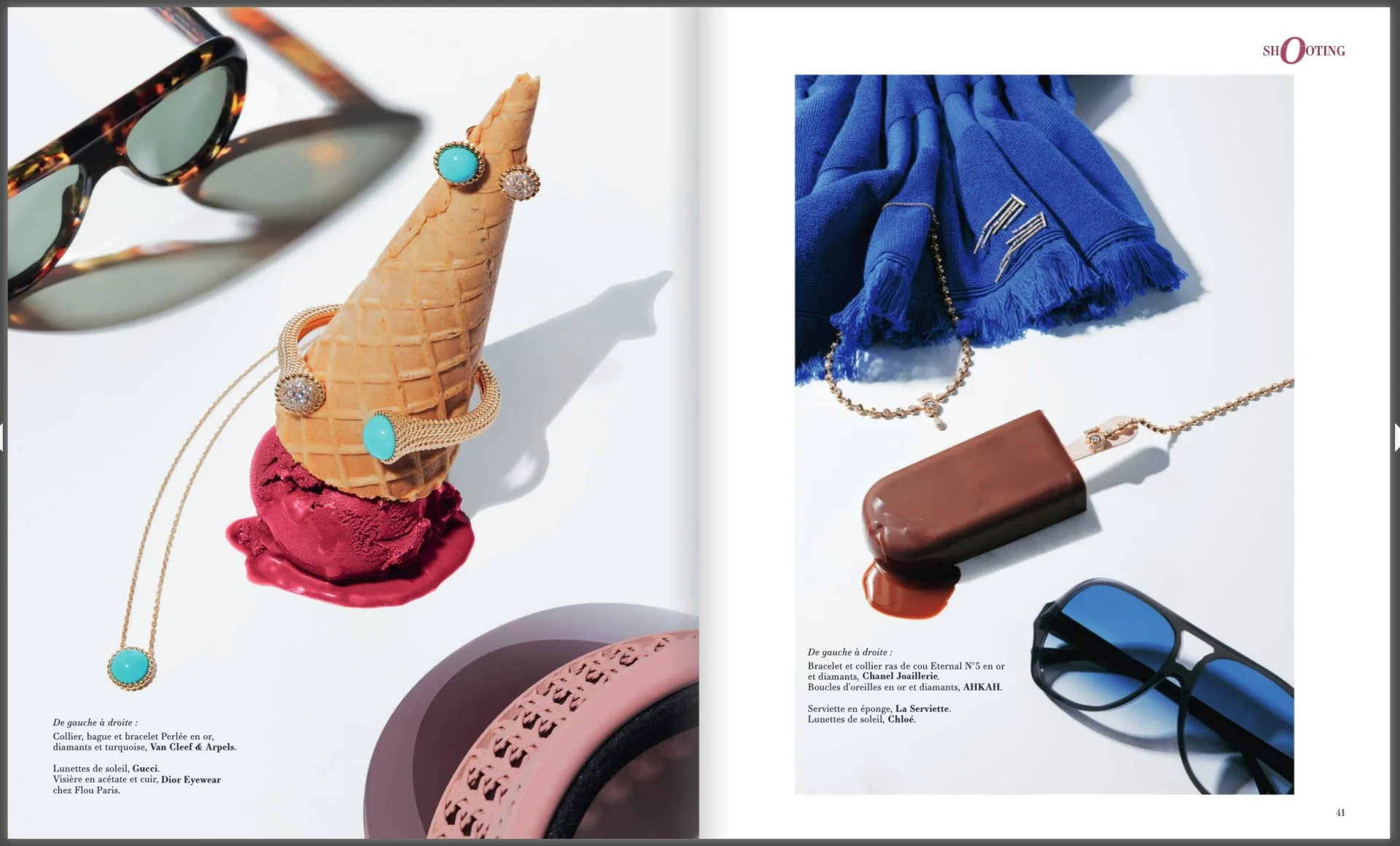 Shooting joaillerie L O2 Magazine juin 2025
