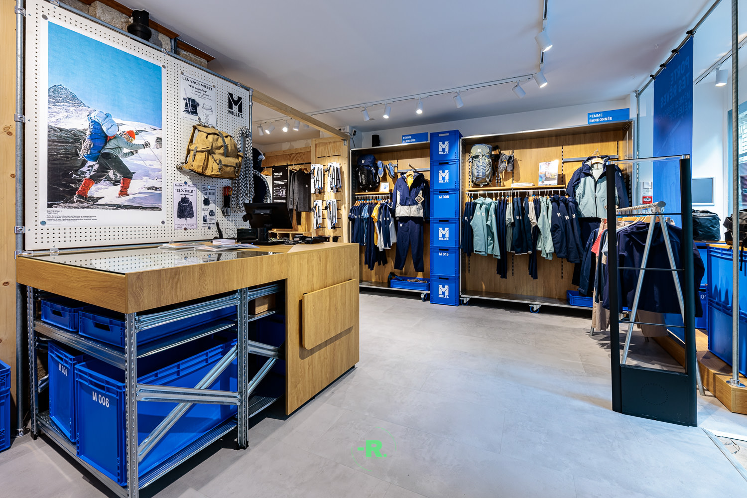 agencement intérieur du magasin millet le jour j